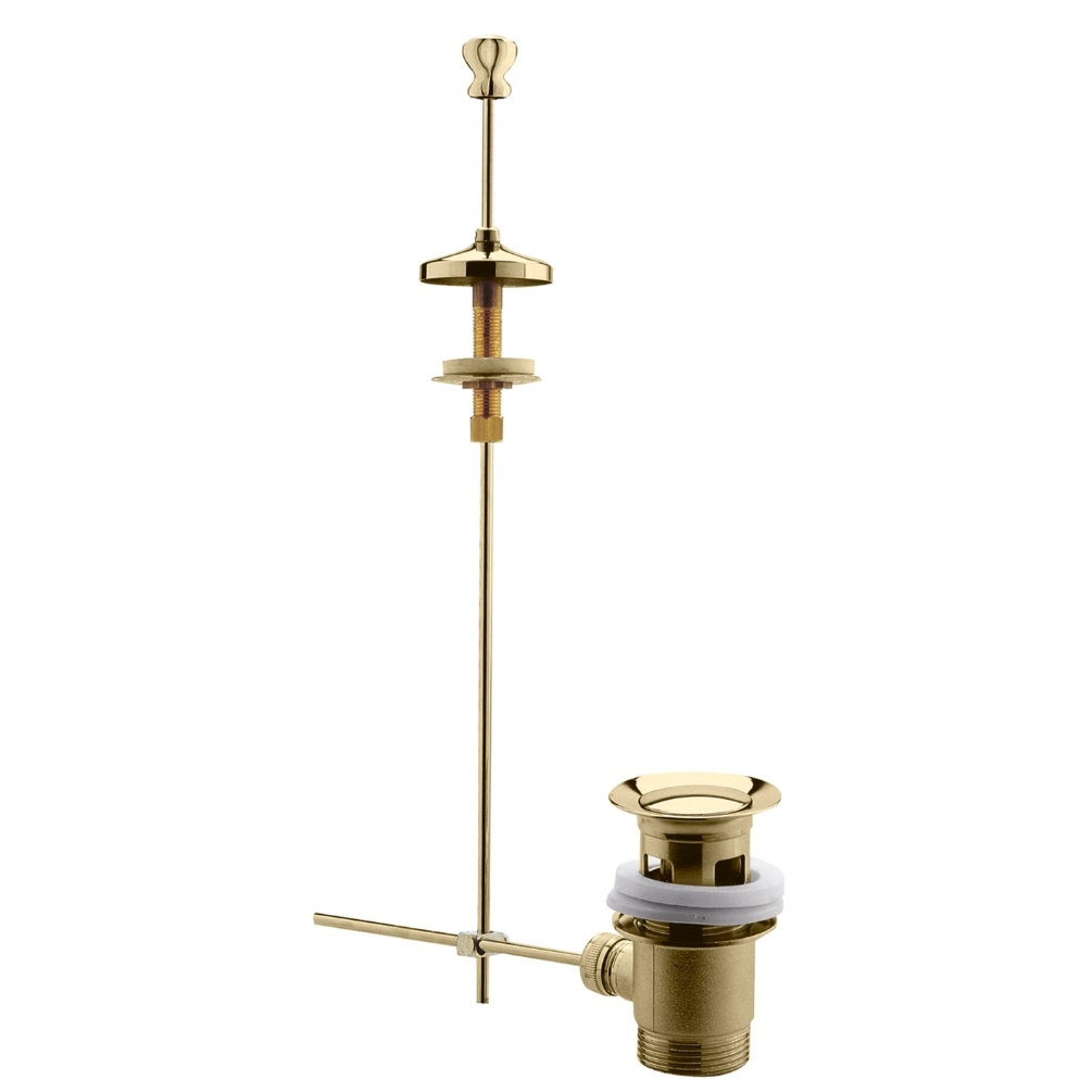 BC Designs Gold Traditional Pop Up Waste Cut Out